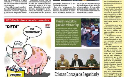 Portada RCG Fronteriza [24 de enero de 2024] Entrega Ayuntamiento de Acuña malasombra en primaria; comienza el DIF Acuña programa de apoyo a discapacitados y más…