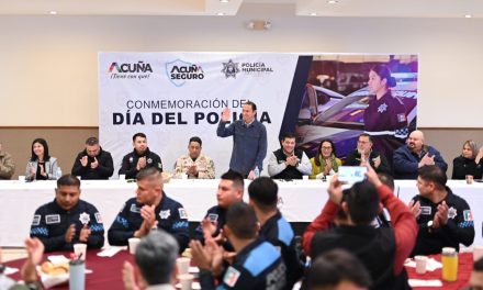 Conmemoran en Acuña el Día del Policía en Acuña