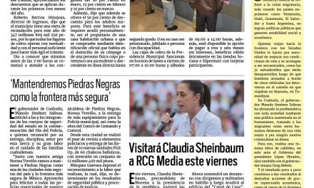 Portada RCG Lagunera [03 de enero de 2024] Inicia en Torreón con el cobro del impuesto predial; programan dos presentaciones de libros en el Archivo Municipal y más…