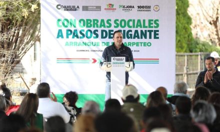 Siguen en marcha las obras sociales en todo Coahuila