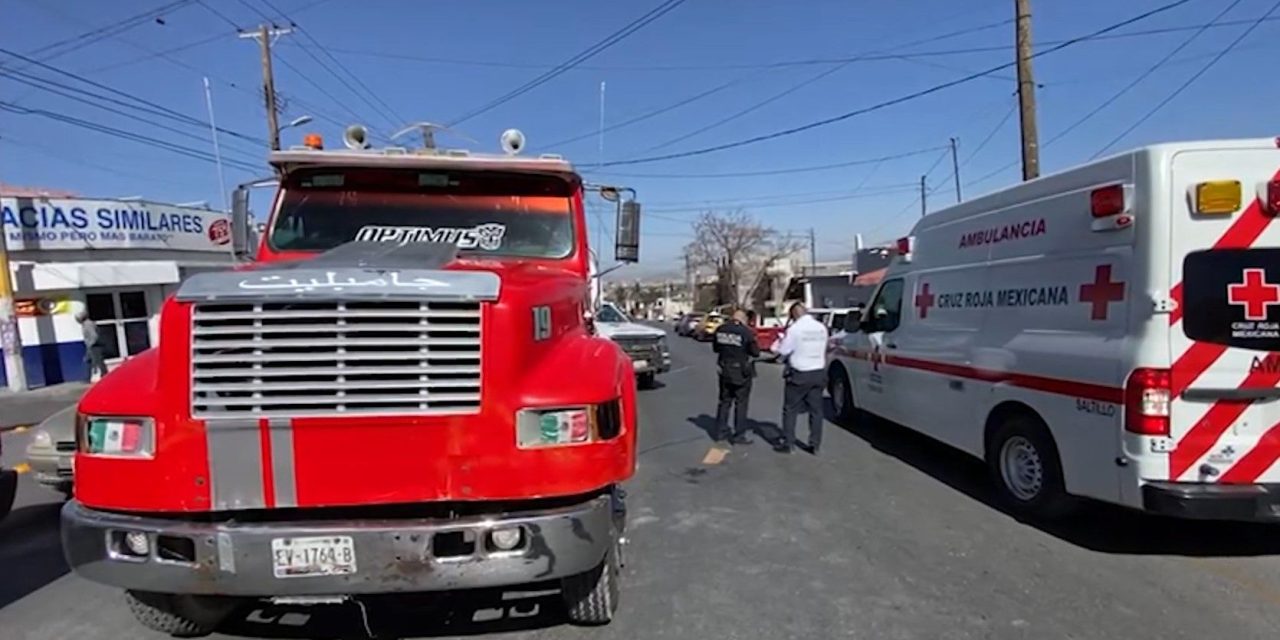 Atropellan a adulto mayor en Saltillo