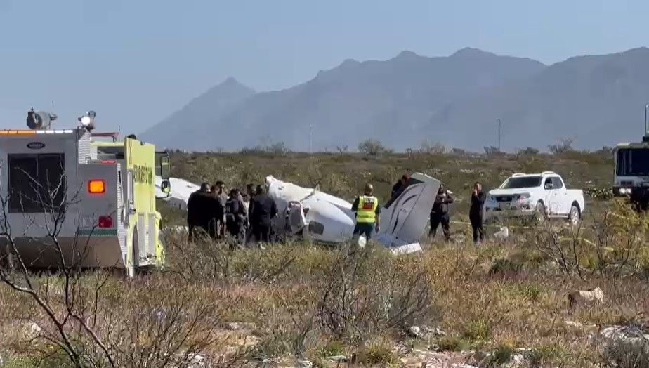 Cuatro personas pierden la vida en caída de aeronave en Ramos Arizpe