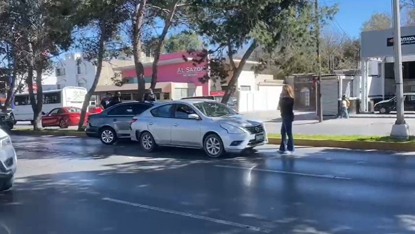 Tarde de accidentes viales en Saltillo