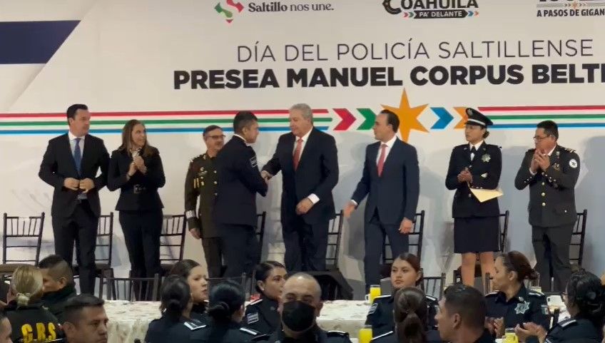 Celebran día del policía saltillense