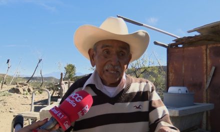 Don Crescencio Martínez cumplió 100 años de edad; vive en ejido de Satillo
