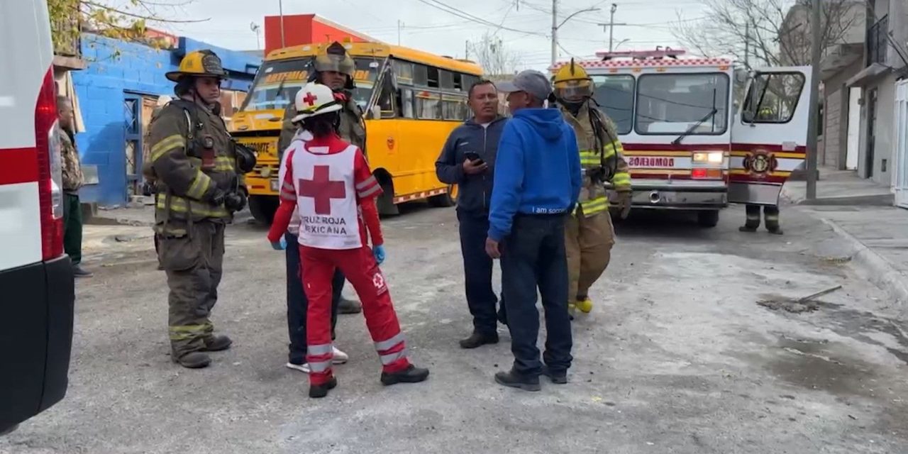 Hombre se quema con flamazo en Saltillo