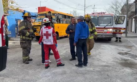 Hombre se quema con flamazo en Saltillo
