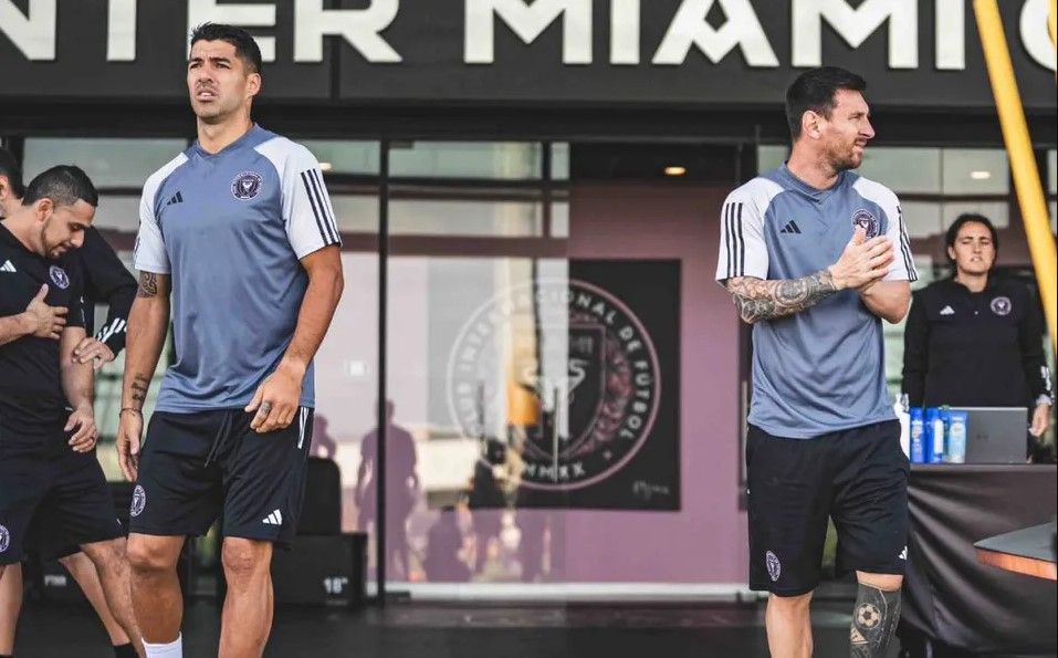 Messi y Suárez ya entrenan juntos en el Inter de Miami
