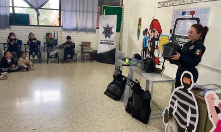 Policía de Ramos Arizpe imparte pláticas de prevención