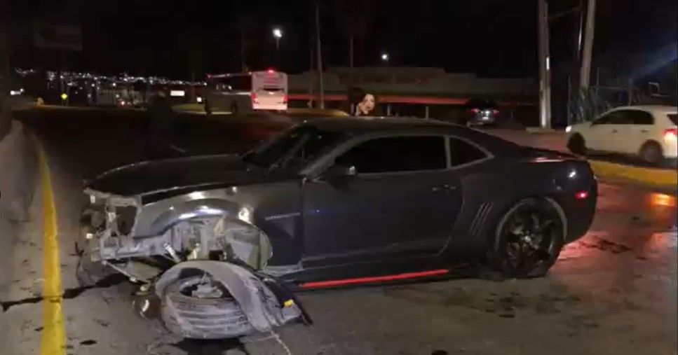 Siguió derecho como flecha y ocasiona accidente en Saltillo