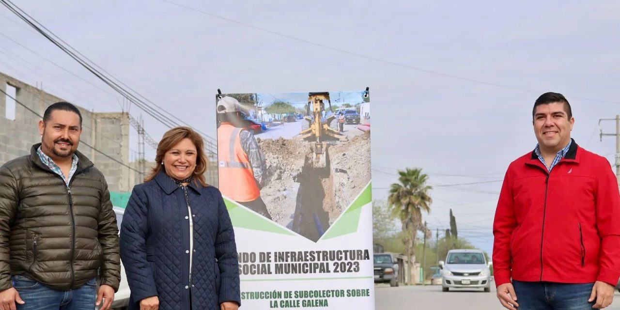 Supervisan obras en Sabinas