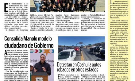 Portada RCG Carbonífera [5 de febrero de 2024] Capacitan a personal de salud contra la lepra; policía de Sabinas visita jardín de niños y más…