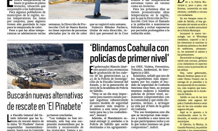Portada RCG Carbonífera [23 de febrero de 2024] Ola de calor sorprende a la región Carbonífera; realizan feria Vocacional en el CBTIS 20 y más…