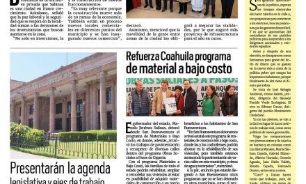 Portada RCG Carbonífera [26 de febrero de 2024] Incrementa apertura de empresas en Sabinas; realizan jornada de limpieza en el río Sabinas y más…