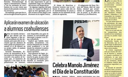 Portada RCG Centro [6 de febrero de 2024] Hay agua para los próximos 50 años; menor resulta herido al viajar en moto y más…