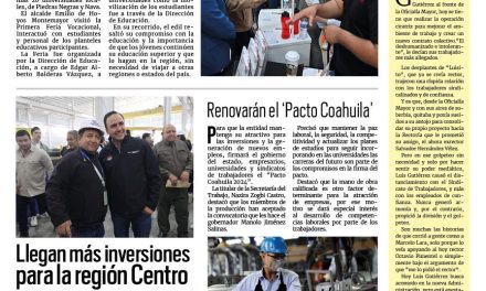 Portada RCG Fronteriza [12 de febrero de 2024] Llevan a cabo Primera Feria Vocacional para estudiantes; reciben propuestas para selección de Mujer Empoderada y más…