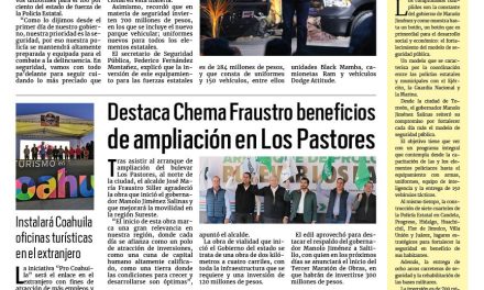 Portada RCG Media [21 de febrero de 2024] Presenta Manolo Jiménez Fortalecimiento al Modelo de Seguridad; destaca Chema Fraustro beneficios de ampliación en Los Pastores y más…