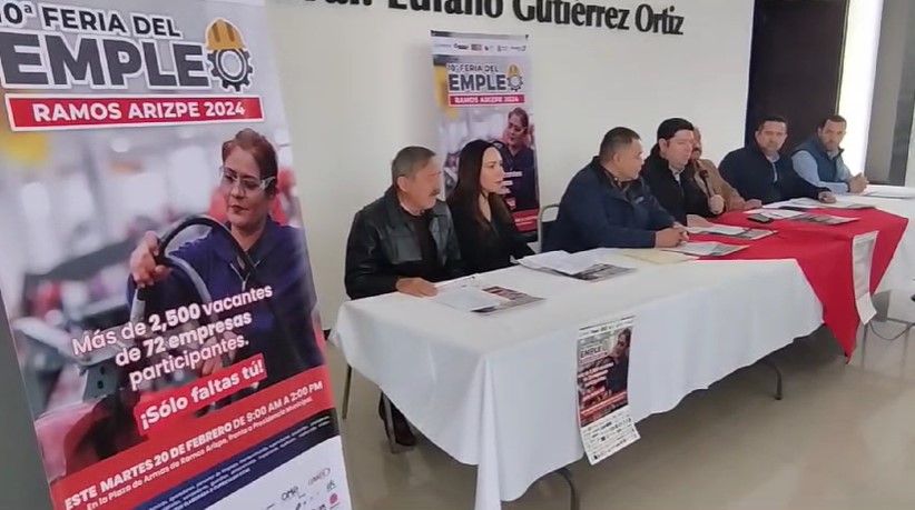 Anuncian 10ma Feria del Empleo en Ramos Arizpe