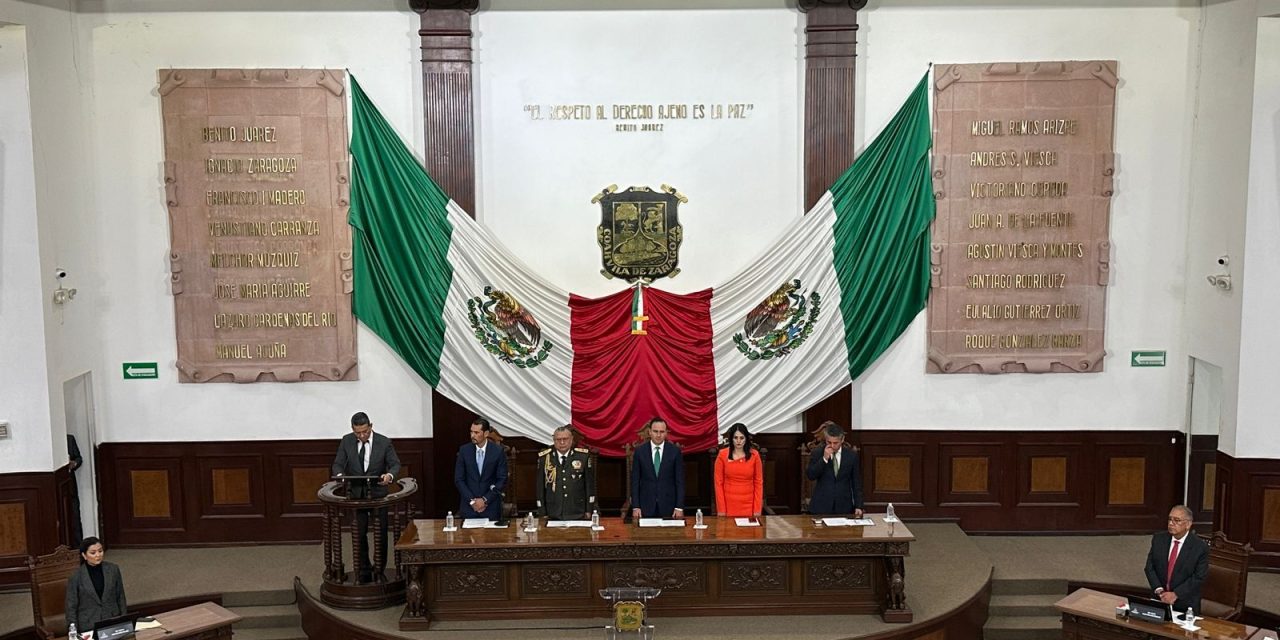 Conmemora Congreso del Estado Día del ejército mexicano