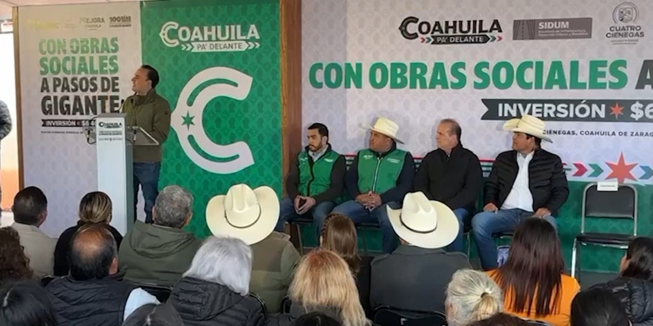 Llega programa 100 días a pasos de gigante en Cuatro Ciénegas