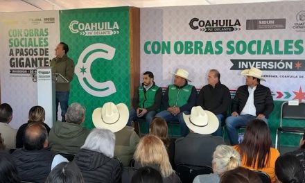 Llega programa 100 días a pasos de gigante en Cuatro Ciénegas