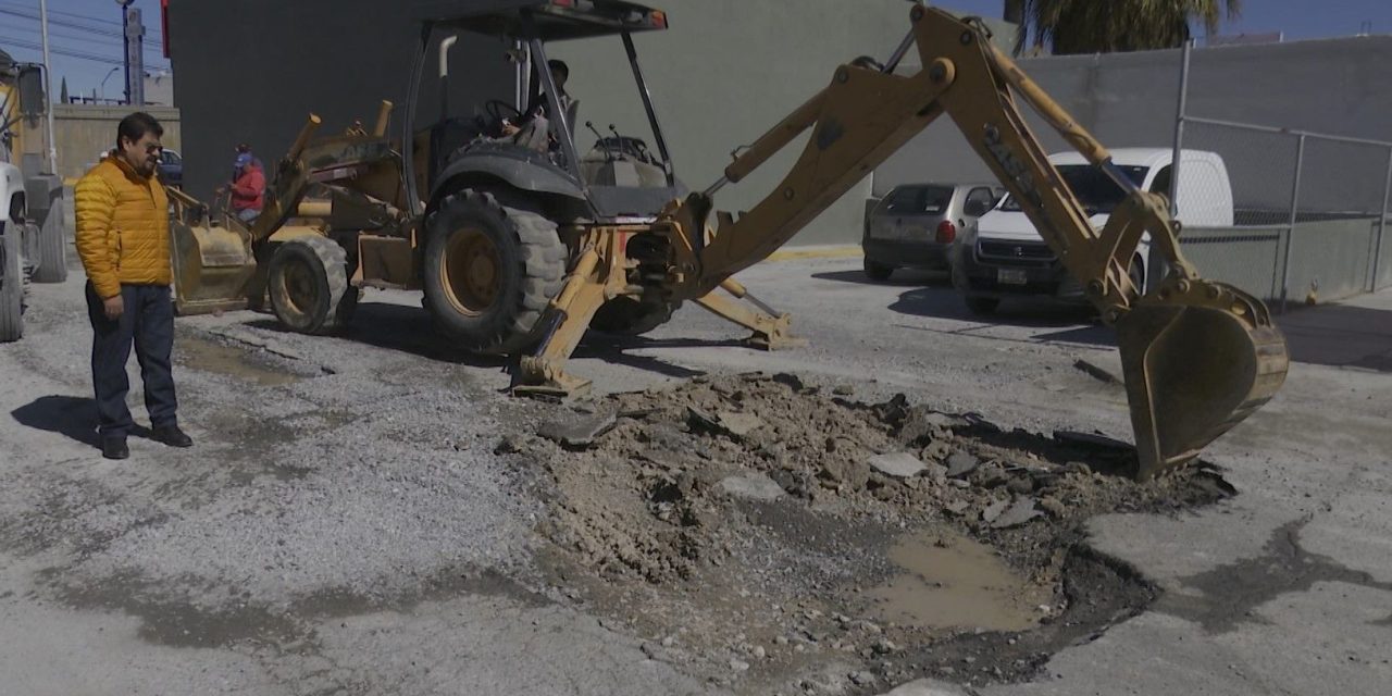 Lluvias causan baches en gran parte de Ramos Arizpe