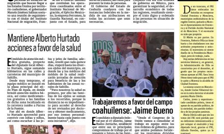 Portada RCG Centro [4 de marzo de 2024] Inicia el Operativo Migratorio en Coahuila; se desploman ganancias de comerciantes en primer bimestre y más…