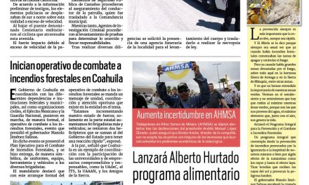 Portada RCG Centro [6 de marzo de 2024] Muere ciclista tras ser atropellado por la GN; refuerzan vigilancia en caminos y brechas y más…