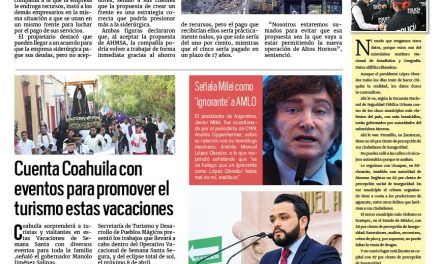 Portada RCG Centro [28 de marzo de 2024] Buscan implementar frente unido contra AHMSA; alistan zonas para observación del eclipse solar y más…