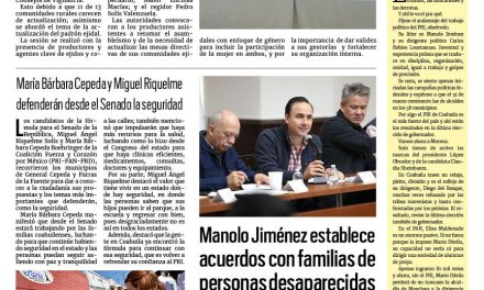 Portada RCG Fronteriza [3 de marzo de 2024] Reactivan sesiones del Consejo de Desarrollo Rural en Acuña; Actualiza la UTCA sus planes de estudio y más…