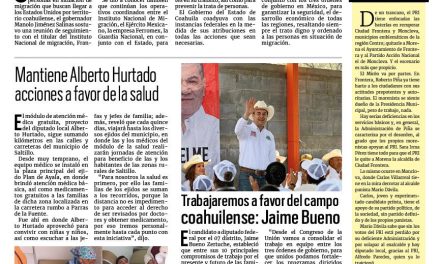 Portada RCG Fronteriza [4 de marzo de 2024] En marcha el Operativo Migratorio en Coahuila; colocarán un Centro de Atención a Adicciones y más…
