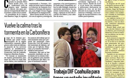 Portada RCG Fronteriza [17 de marzo de 2024] Arranca con éxito la Moto Fiesta 2024 en Acuña; Organiza Municipio primera Feria Vocacional y más…