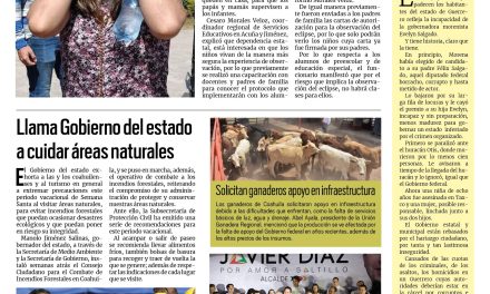 Portada RCG Fronteriza [31 de marzo de 2024] Preescolar y educación especial verán el eclipse desde casa; Refuerzan campaña para concientizar sobre el autismo y más..