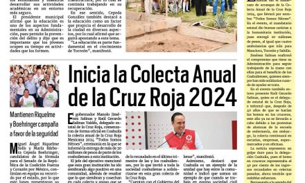 Portada RCG Lagunera [5 de marzo de 2024] Supervisan barda perimetral del CECyTEC en ejido La Concha; DIF Torreón celebra Día de la Familia en guardería  y más…