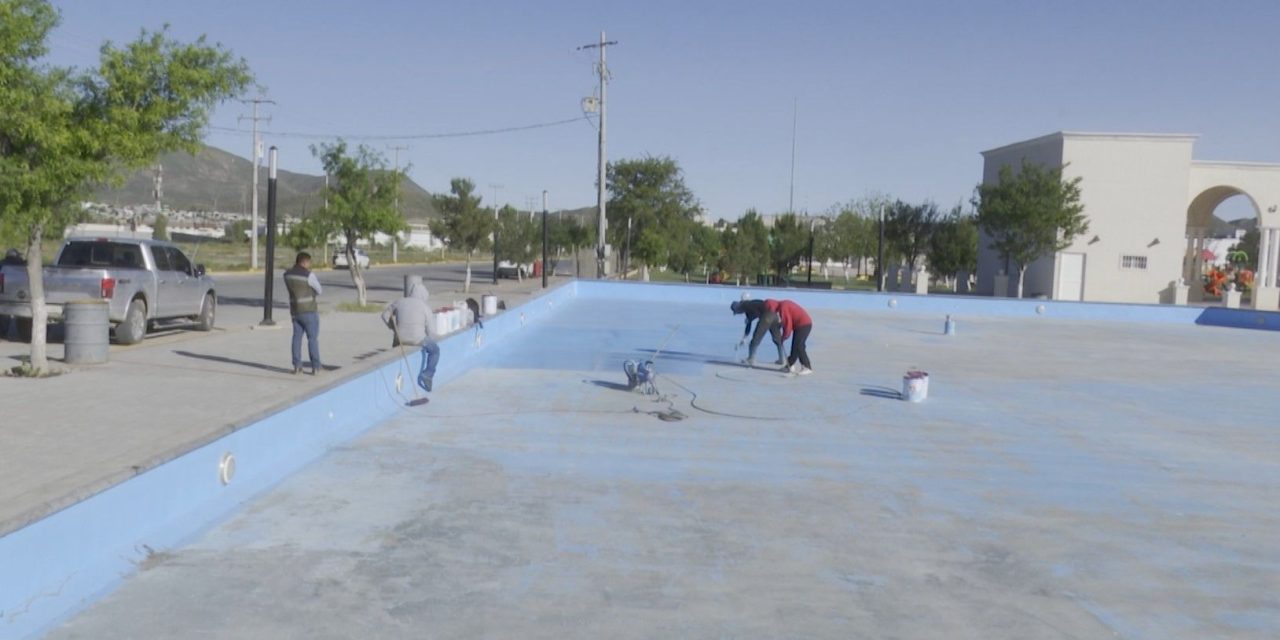 Dan mantenimiento a lago de la Alameda de Ramos Arizpe