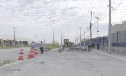 Inicia recarpeteo de parque industrial en Ramos Arizpe