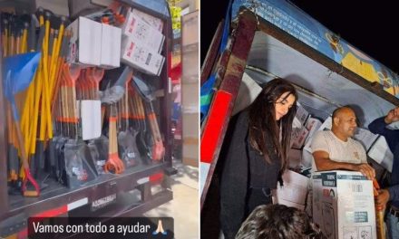 Video:  Karely Ruiz llega a Orizaba para donar materiales para combatir incendios