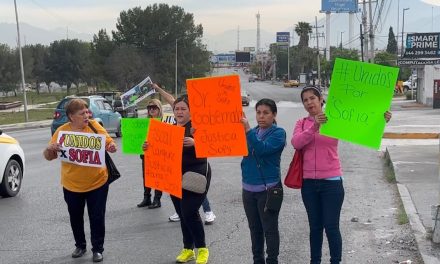 Saltillo: Piden justicia para Sofía, bloquean Paseo de la Reforma