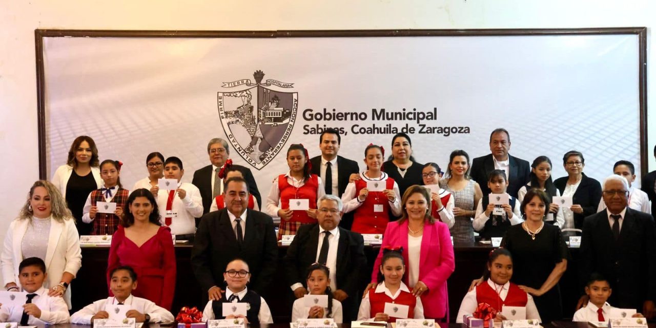 Cabildo infantil impulsa acciones en beneficio de Sabinas