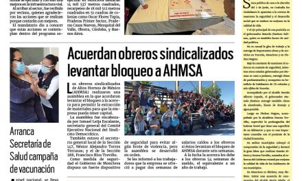 Portada RCG Centro [05 de abril de 2024] Supervisa Manolo obras sociales en Monclova; dejan mirador en óptimas condiciones para el eclipse y más…