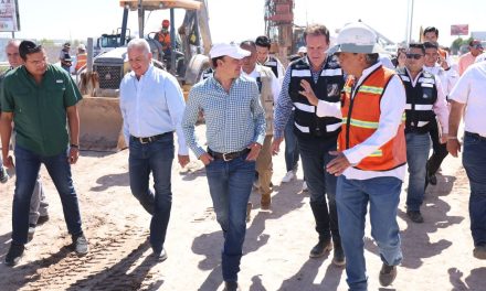 Cumple Manolo Jiménez con supervisión de obras viales