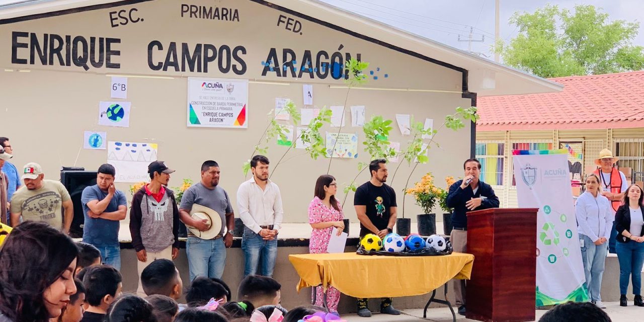 Inicia programa de educación ambiental en Acuña