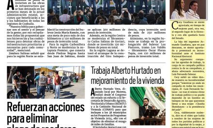 Portada RCG Lagunera [24 de abril de 2024] Infraestructura de Coahuila detona la competitividad; Protección Civil capacita a propietarios de recicladoras para prevenir accidentes  más…