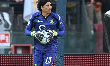 El Salernitana complica su permanencia en la Serie A; Ochoa ni a la banca