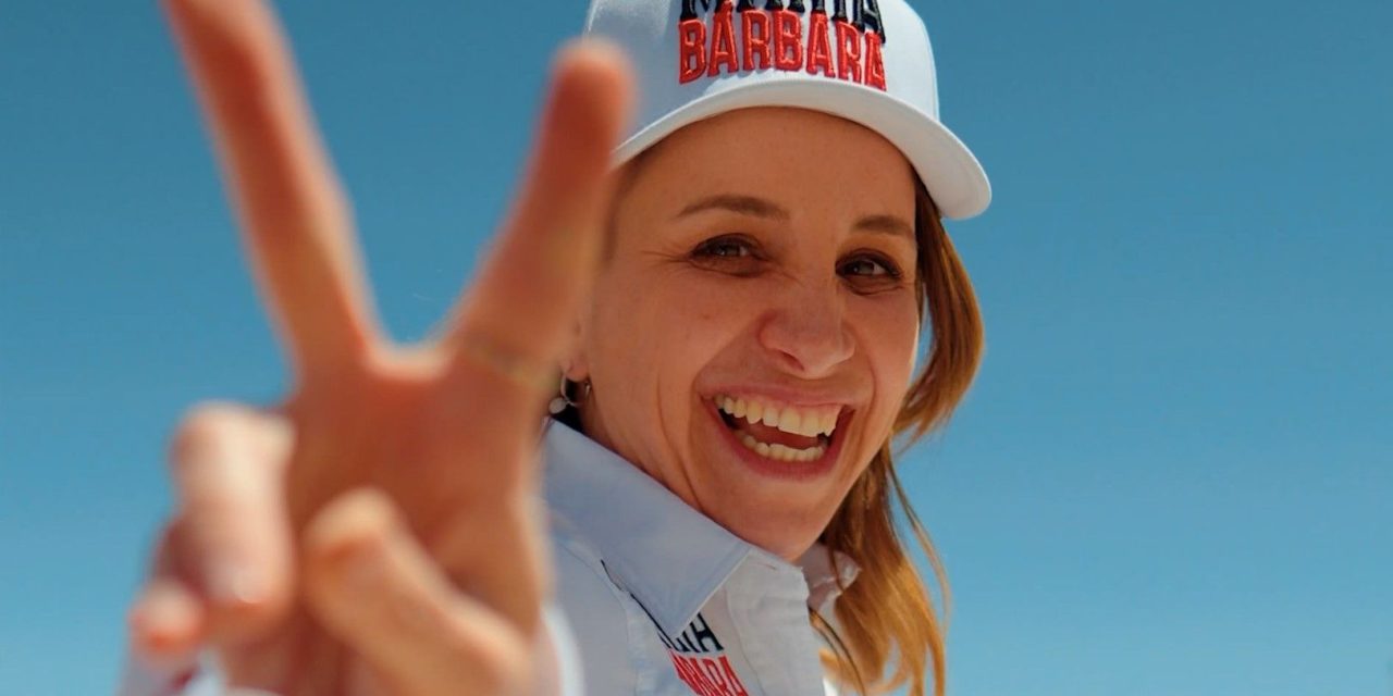 María Bárbara pide el voto en colonias de Saltillo