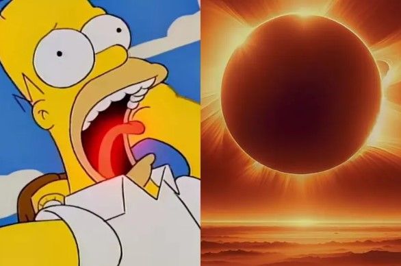 La sorprendente predicción de Los Simpson con el próximo eclipse solar
