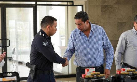 Solo con recursos municipales se adquirió equipo policiaco en Ramos Arizpe
