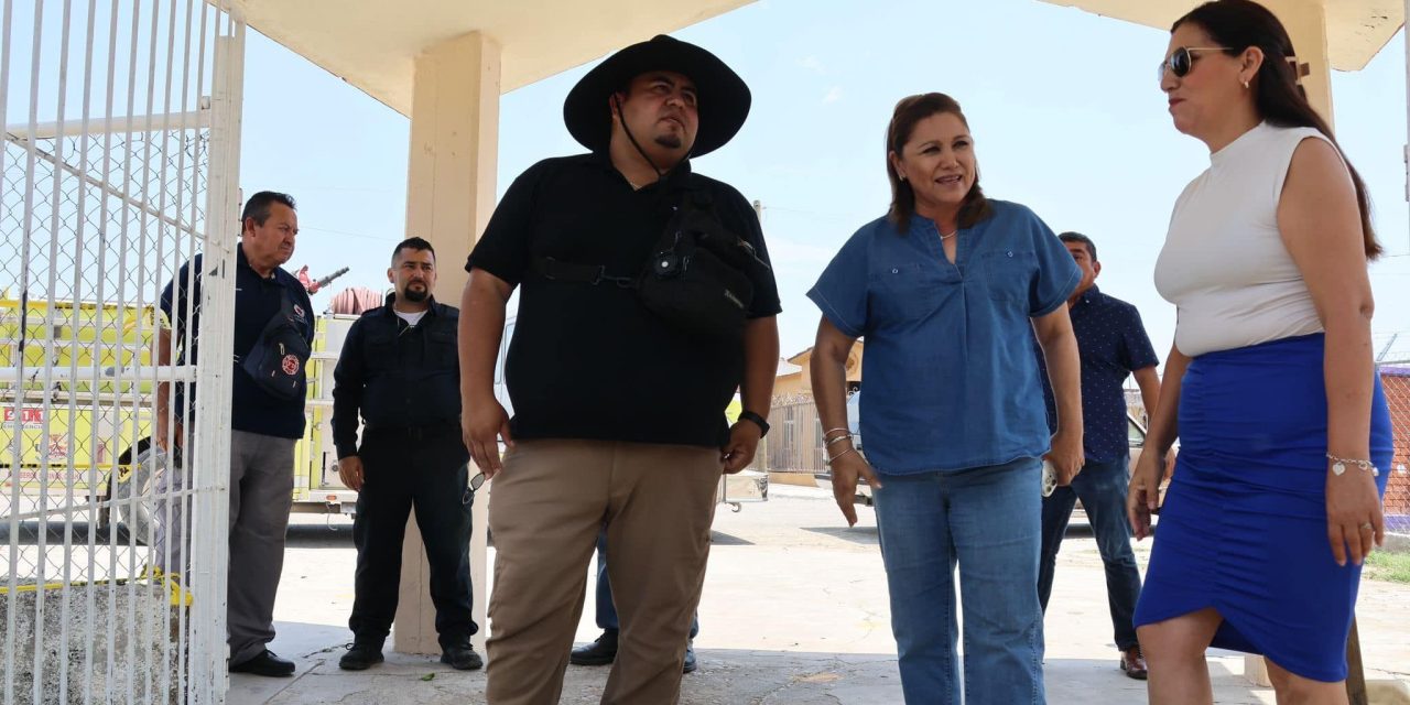 Supervisa Diana Haro limpieza tras tormenta