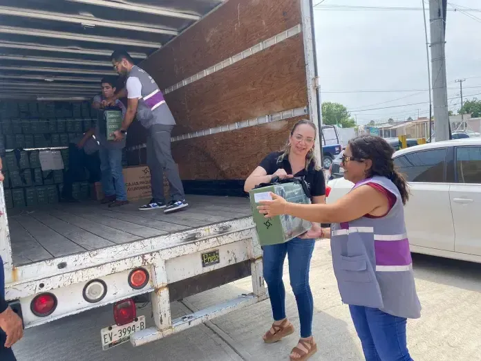 Reciben en Sabinas paquetes electorales