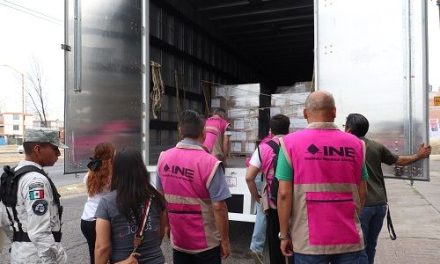 Llegan boletas electorales al Distrito 03 bajo resguardo militar
